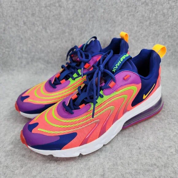 Nike Air Max 270 Shoes Mens 11 React Eng Laser Crimson Laser Orange Sneakers NIKE AIR MAX 270 REACT ENG LASER CRIMSON-ORANGE CD0113 600  main image 3